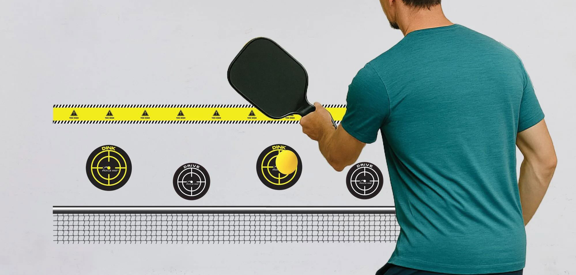 PickleWiz Pickleball Training Stickers